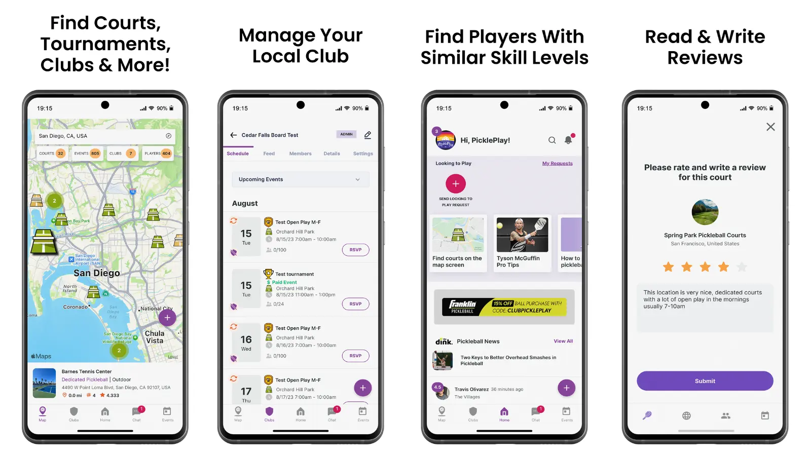 Các tính năng ứng dụng Picklplay Các tính năng ứng dụng Picklplay