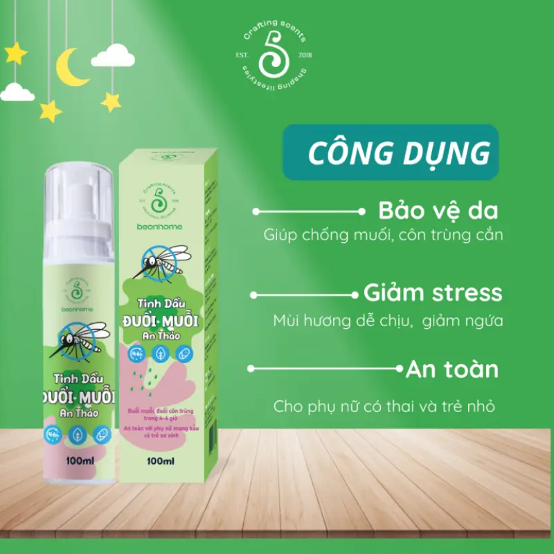 Xịt đuổi muỗi an toàn và hiệu quả từ BeonHome Xịt đuổi muỗi an toàn và hiệu quả từ BeonHome