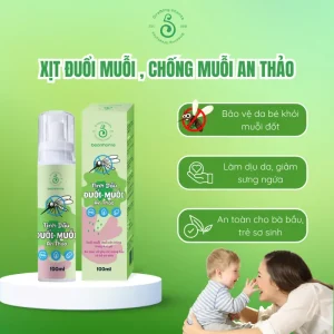 Sử dụng xịt đuổi muỗi an toàn cho bé BeonHome
